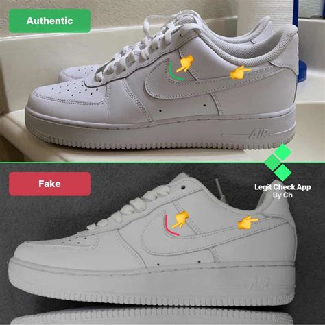 how to tell if your nike shoes are fake|air force 1 legit check.